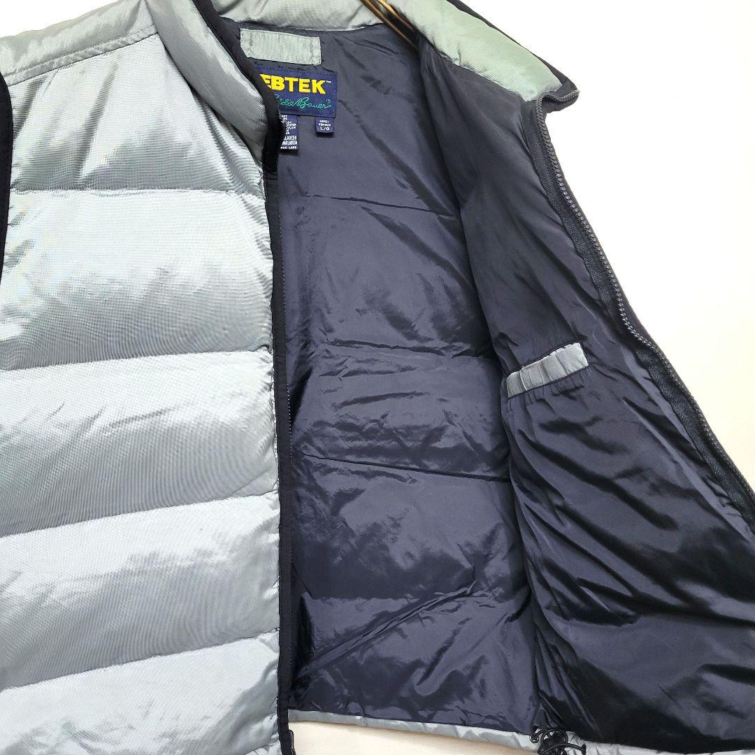 希少 00's y2k Eddie Bauer EBTEK ダウンベスト L