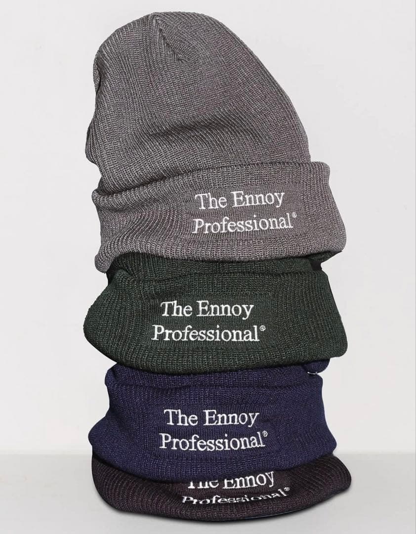 【新作】ENNOY PROFESSIONAL KNIT CAP (NAVY)