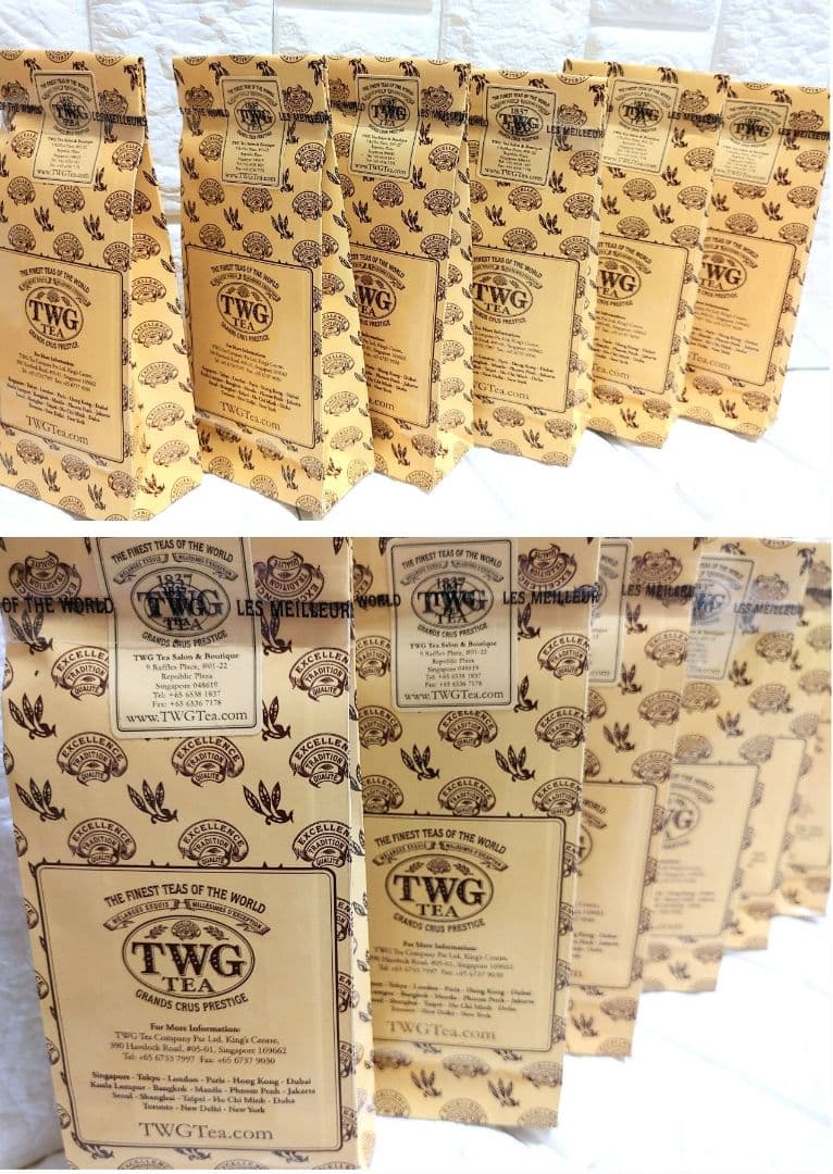 TWG　1837ブラックティー　フレンチアールグレイ　など　50g 4個セット