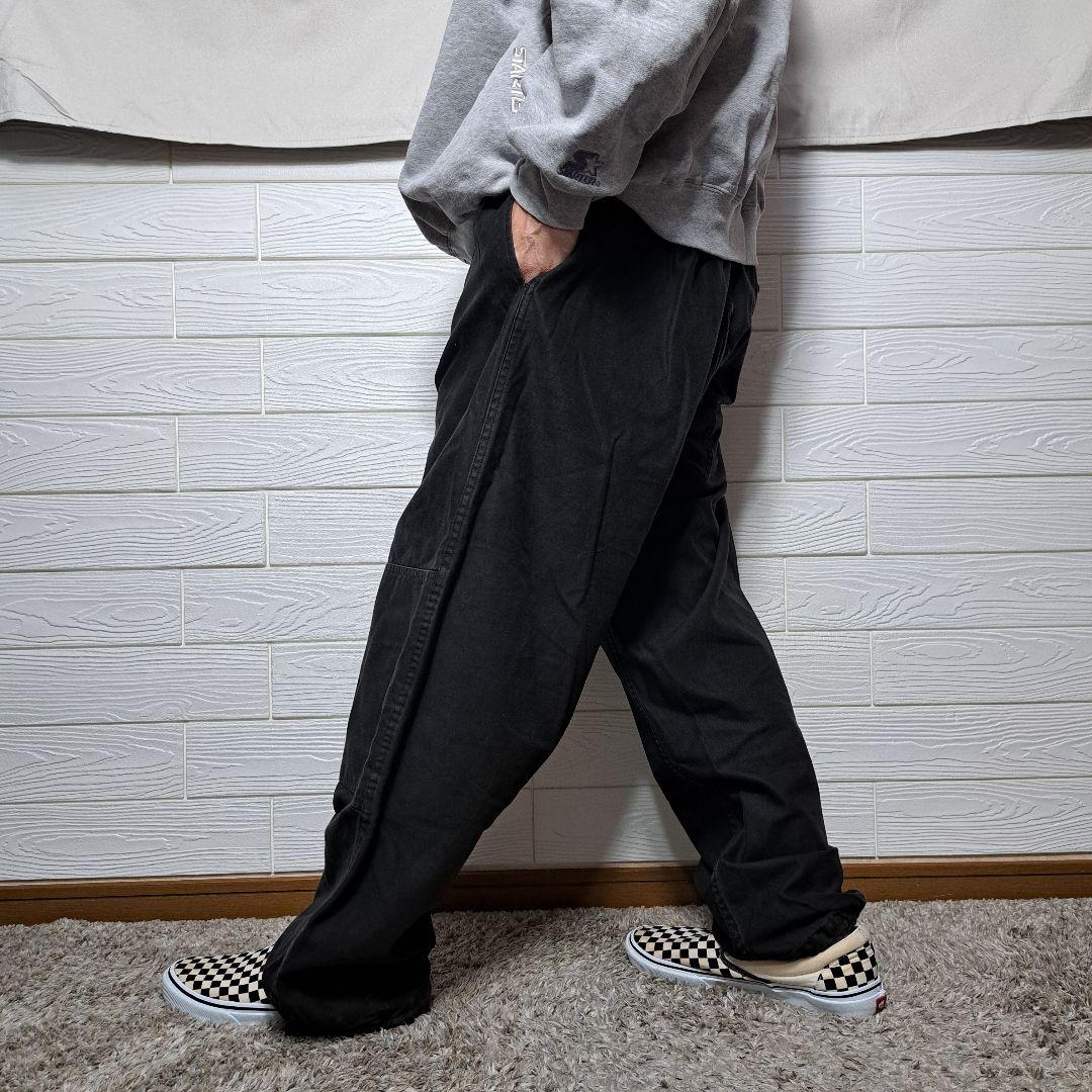 ベルギー軍　M-88　カーゴパンツ　ミリタリーパンツ　黒染め