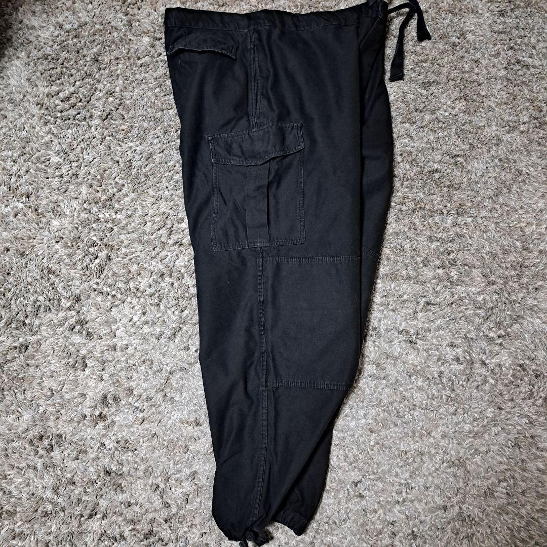ベルギー軍　M-88　カーゴパンツ　ミリタリーパンツ　黒染め