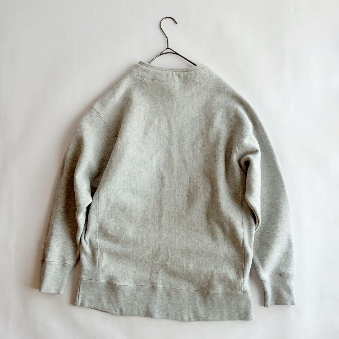 heart ラッセル RUSSELL ハイネック スウェット 無地グレー