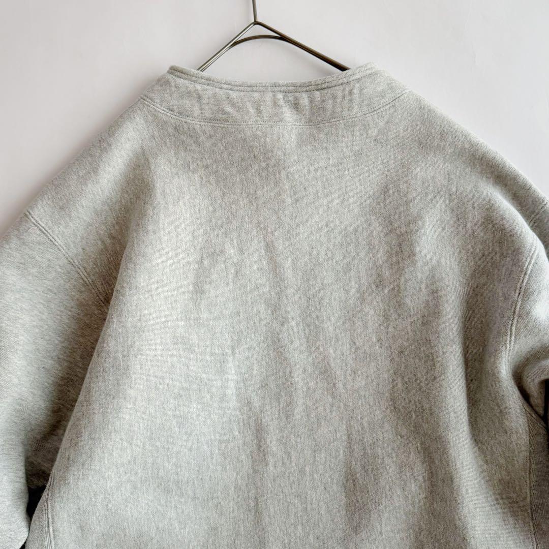 heart ラッセル RUSSELL ハイネック スウェット 無地グレー
