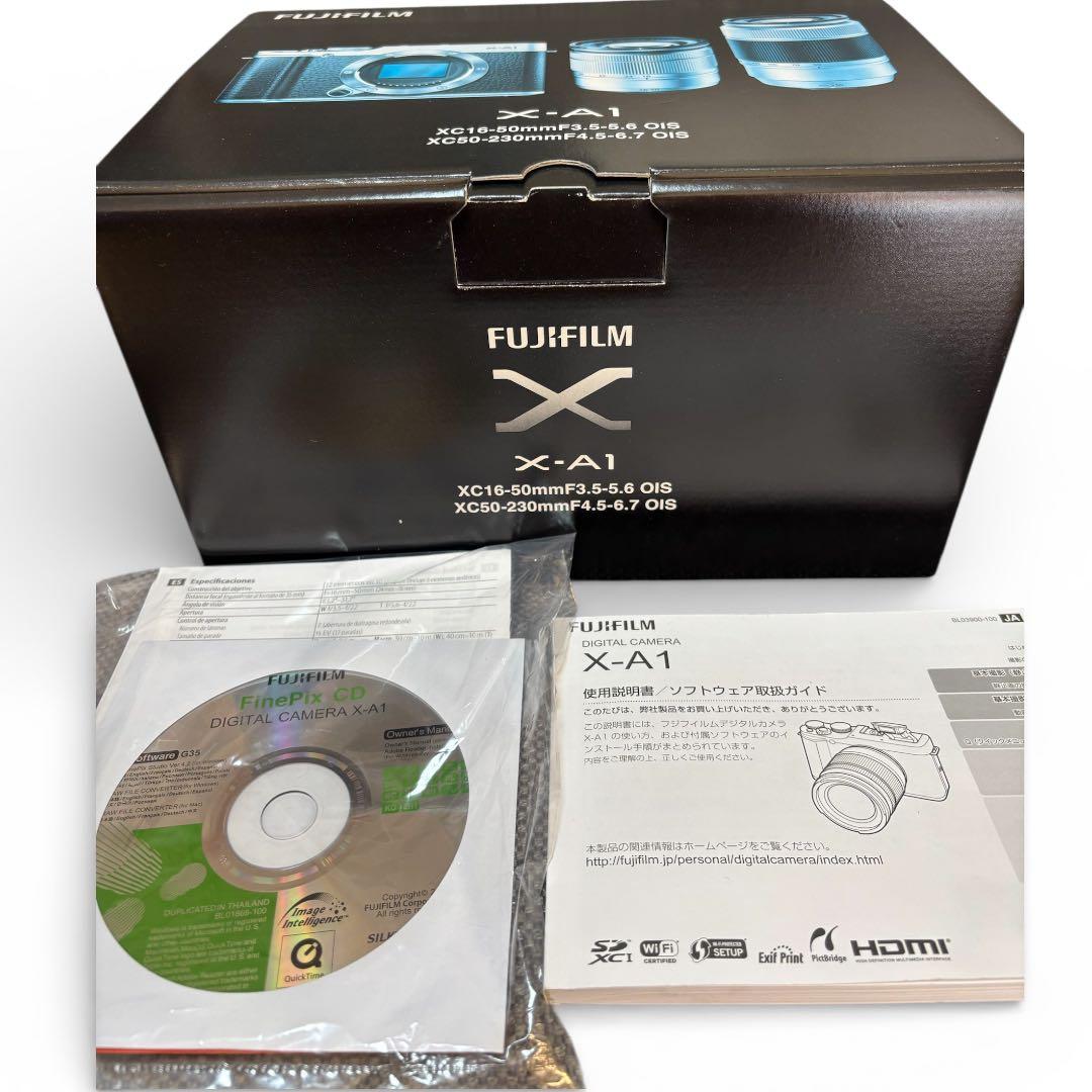 【極美品】Fujifilm X-A1 ミラーレス一眼 レンズ2本セット