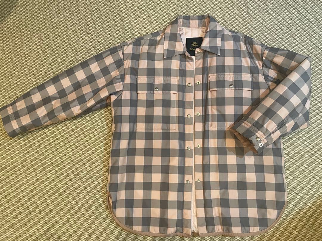 うさぎDrawer ドゥロワー ブロック チェック パディング ジャケット