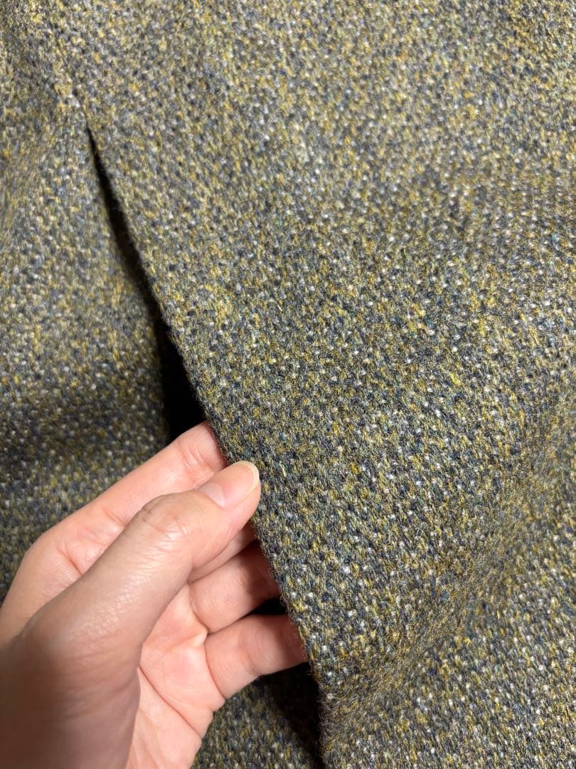 【AURALEE】23FW BRITISH WOOL TWEED SKIRT