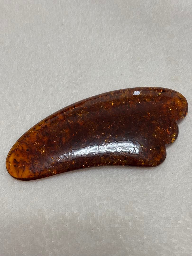 カッサプレート　かっさプレート 琥珀　アンバー　レア