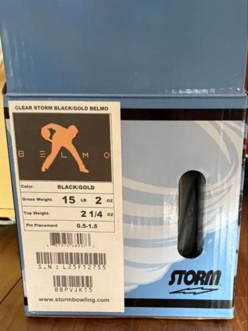 STORM BELMO CLEAR GOLD 15ポンド