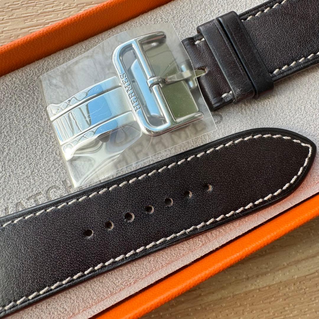 2277 Apple Watch エルメス　エベンヌ　ディプロイアント　バックル