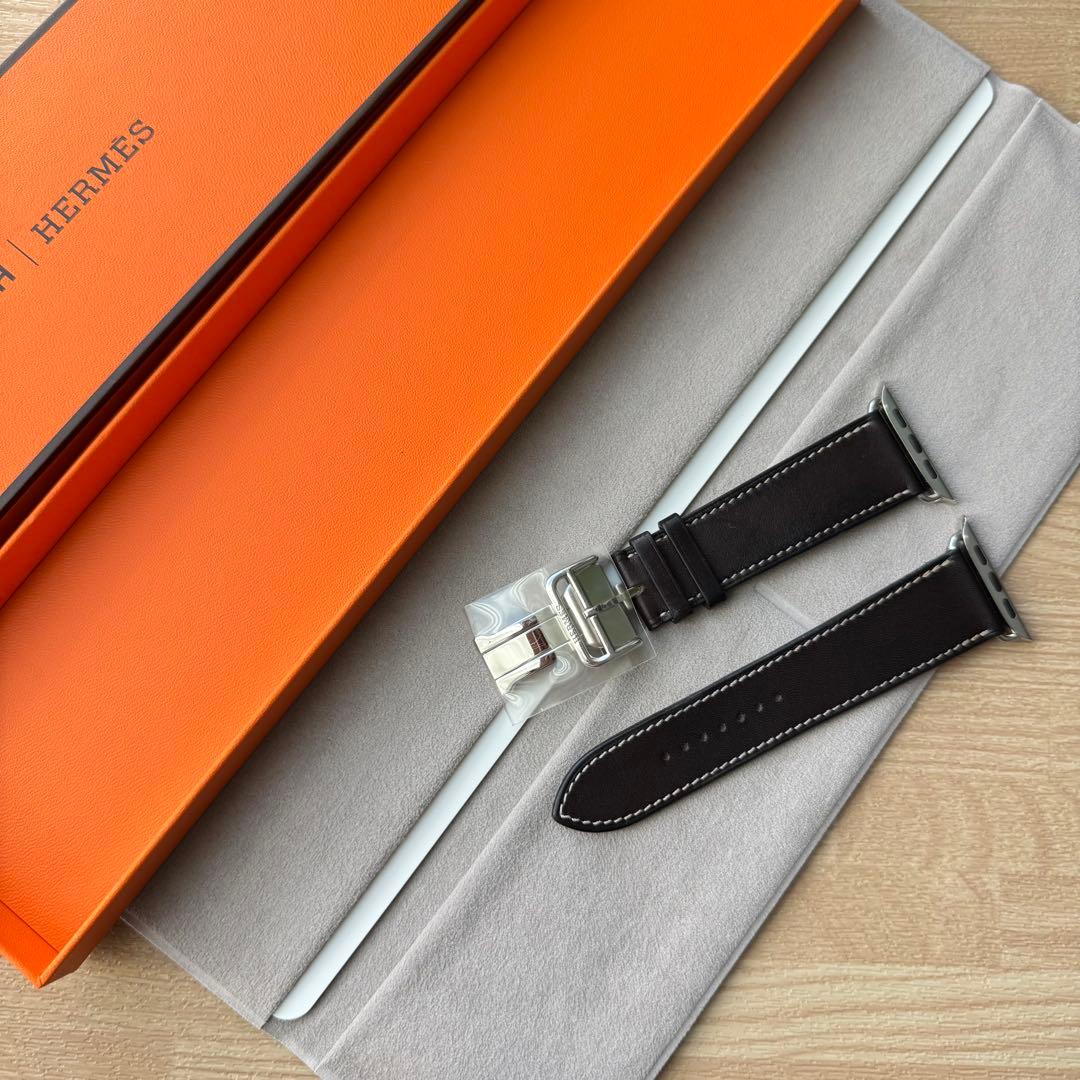 2277 Apple Watch エルメス　エベンヌ　ディプロイアント　バックル