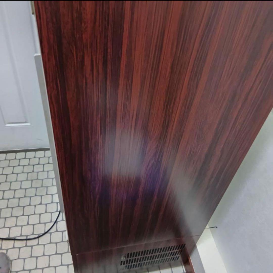 大和冷機 ショーケース 冷蔵庫 業務用 飲料用 木目調 スライド扉