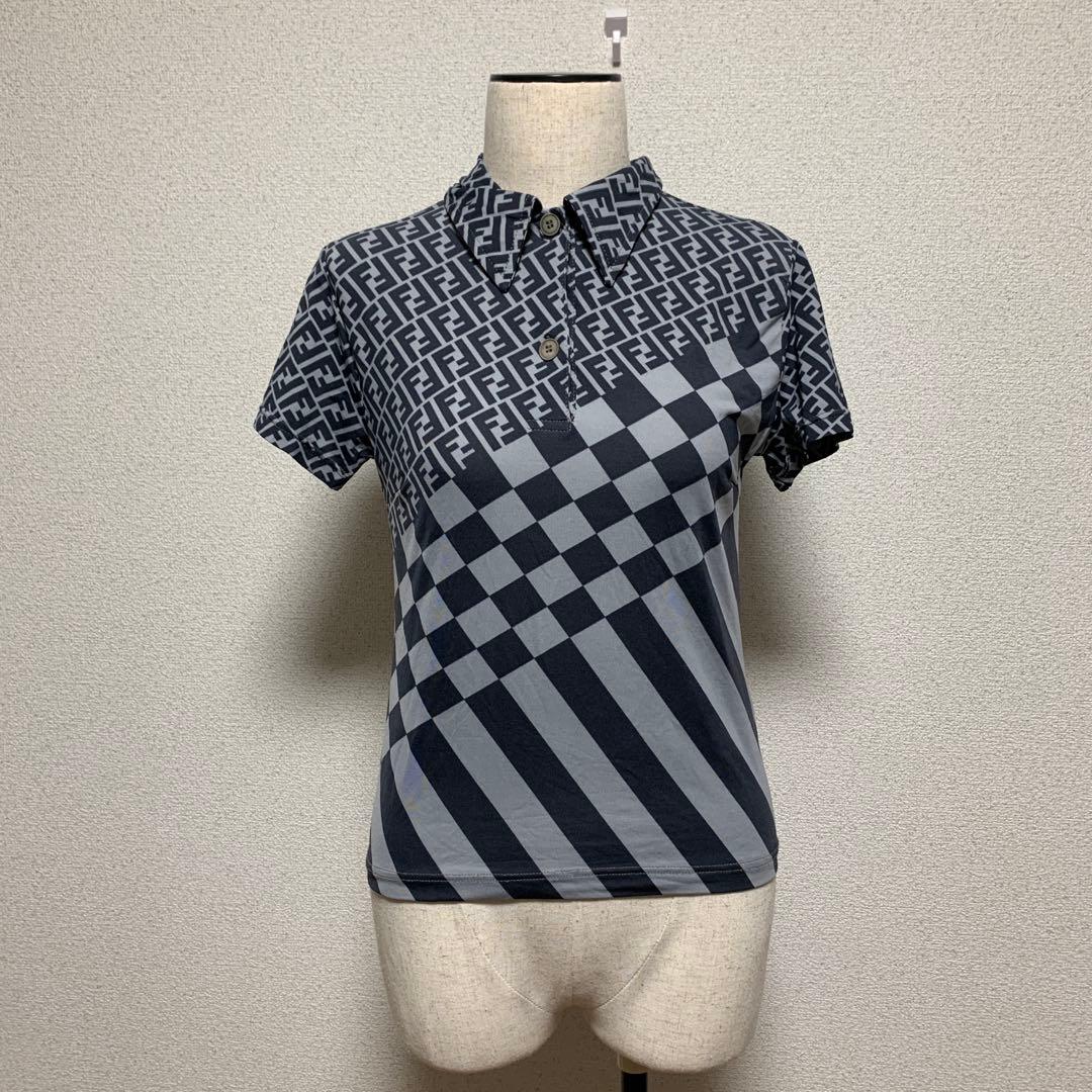 フェンディ モア 人気 セレブ 高級 上品 トップス シンプル F柄 インナー