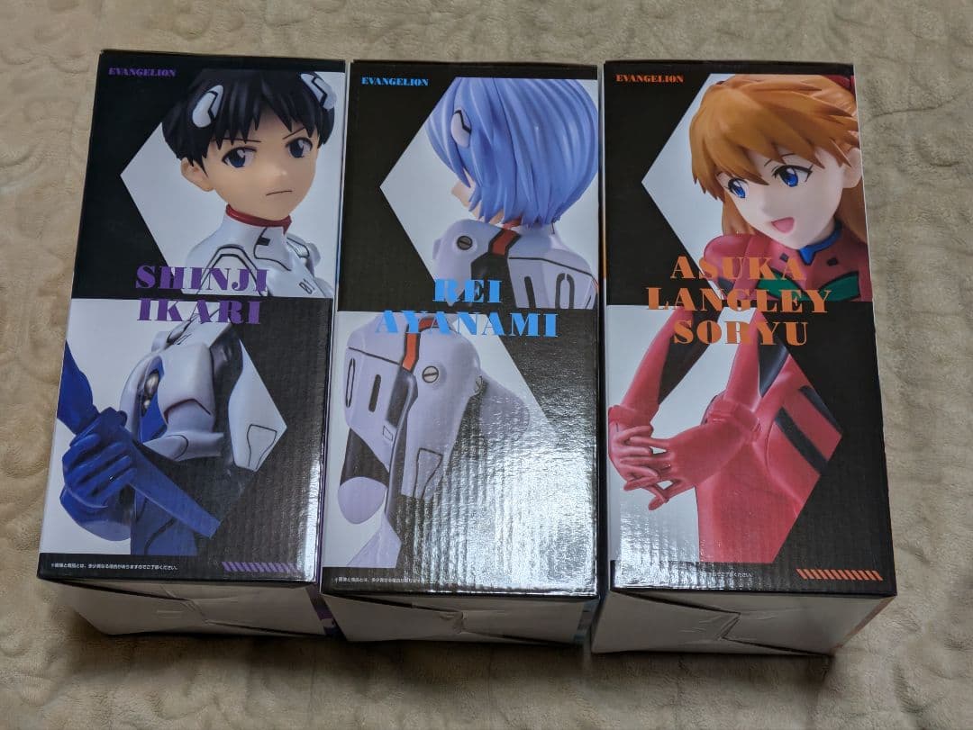 一番くじ　エヴァンゲリオン　30th アニバーサリー　碇シンジ　綾波レイ　アスカ