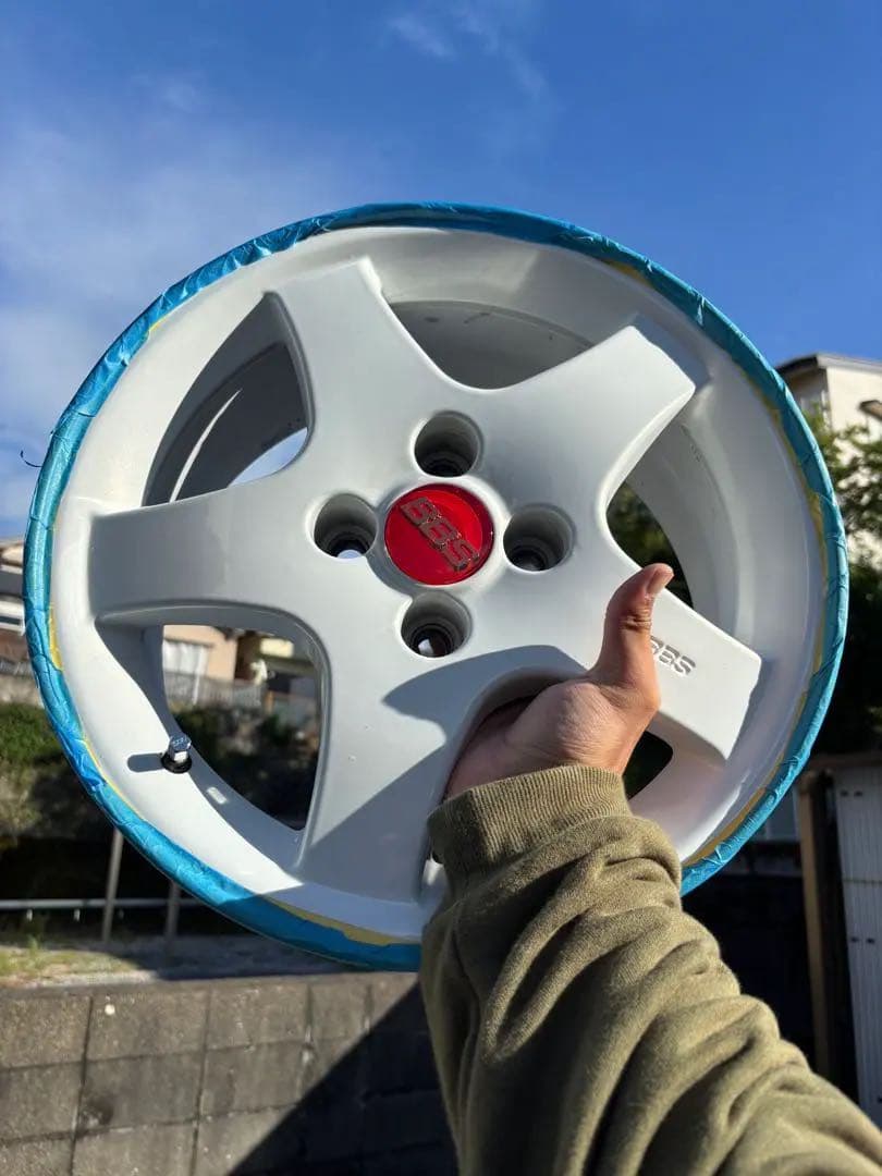 最終値引です 当時物 BBS 15インチPCD1004穴6.5J＋38タイヤ無し