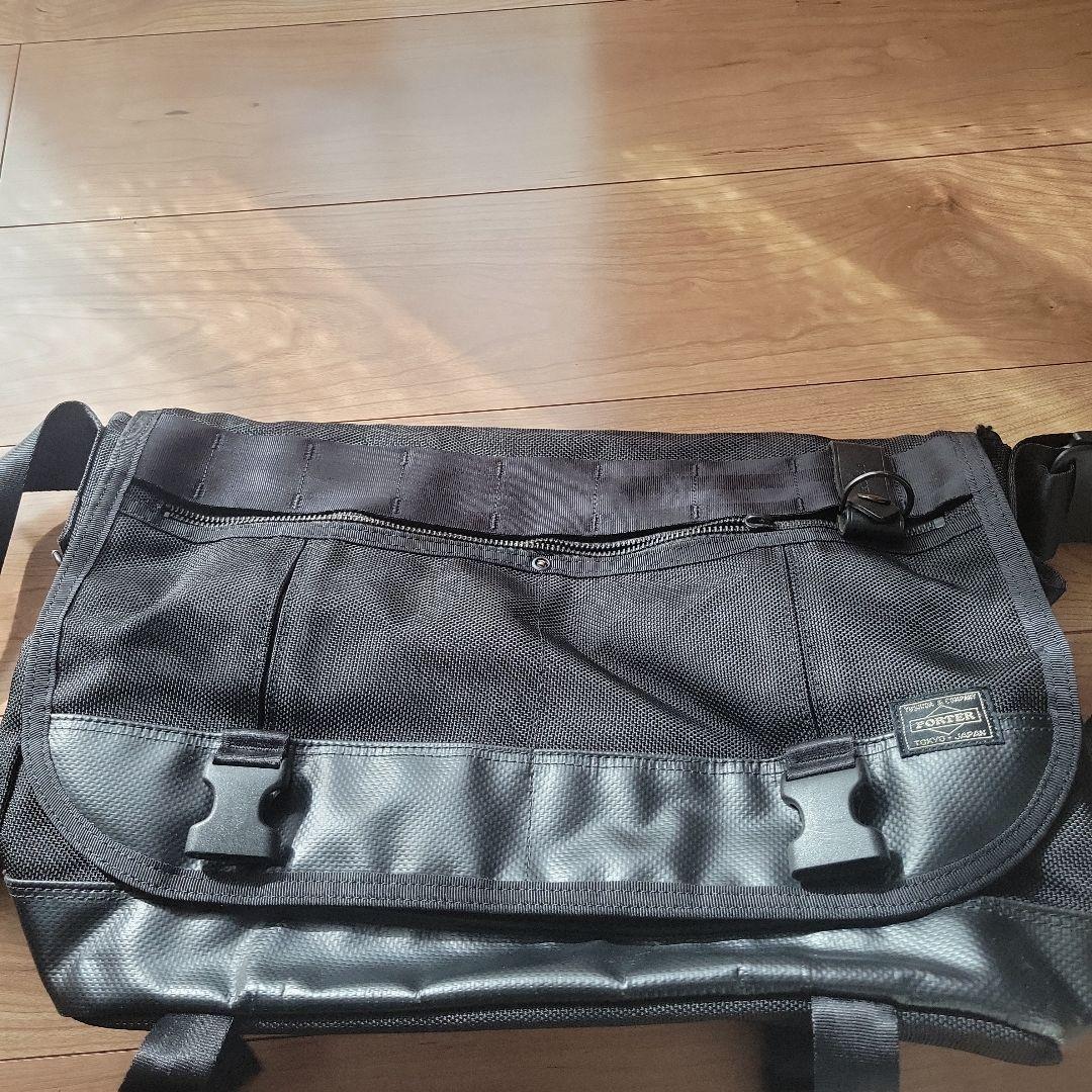 PORTER HEAT ブラック ショルダーバッグ