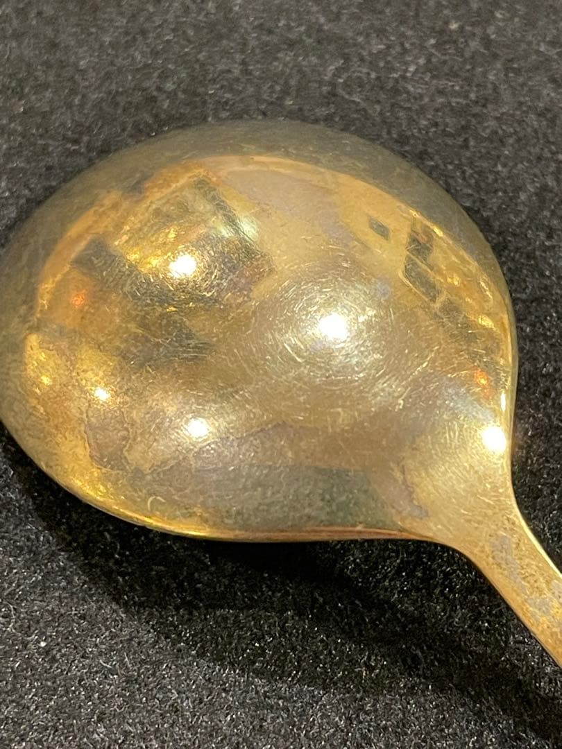 デヴィット アンデルセン スプーン シルバー 純銀 イエローゴールド1930年代