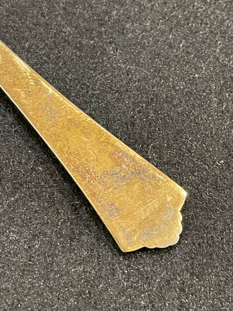 デヴィット アンデルセン スプーン シルバー 純銀 イエローゴールド1930年代