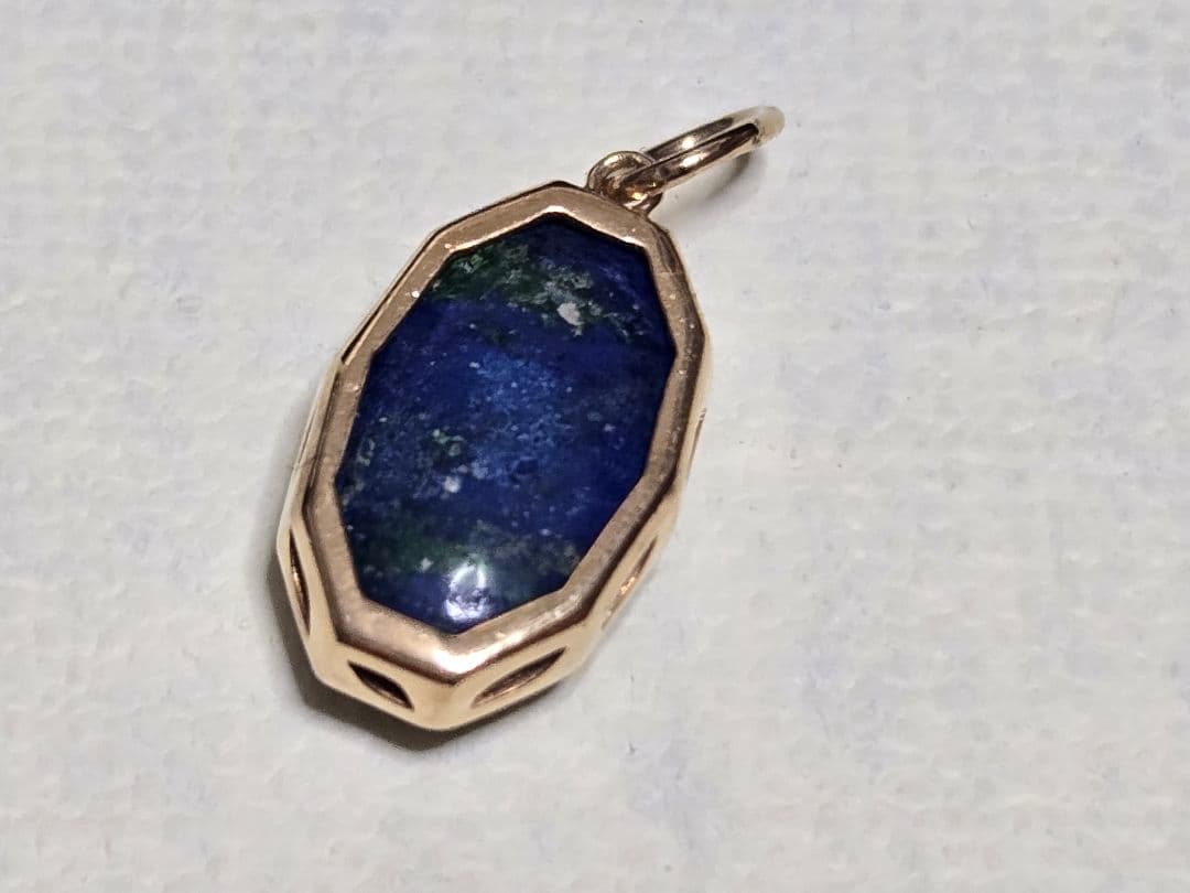 アガット　K10　リバーシブルチャーム