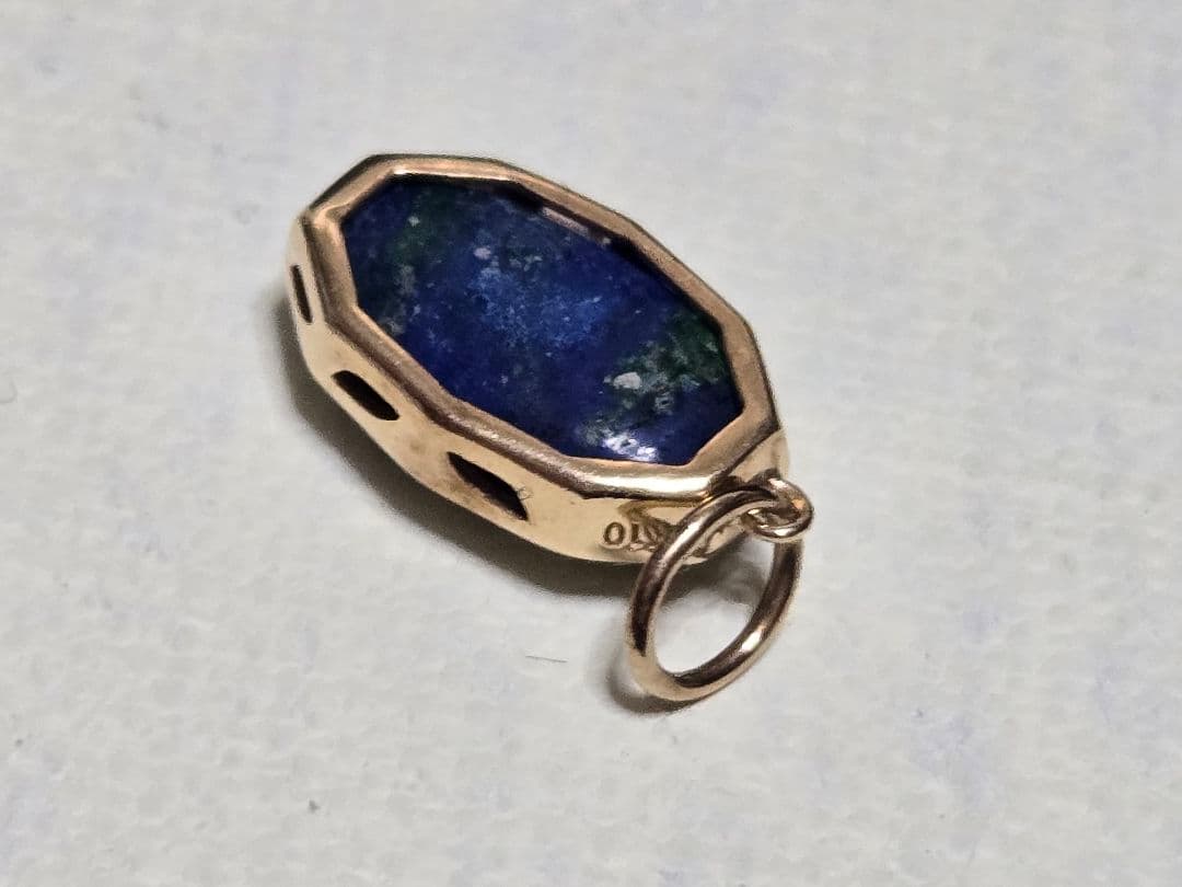 アガット　K10　リバーシブルチャーム