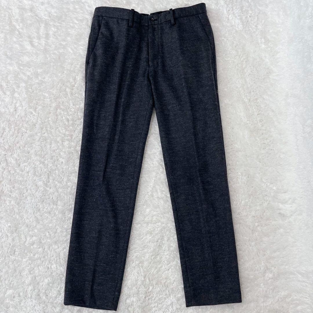 未使用級 ナノユニバース ダメリーノ セットアップ スーツ グレー 近年モデル