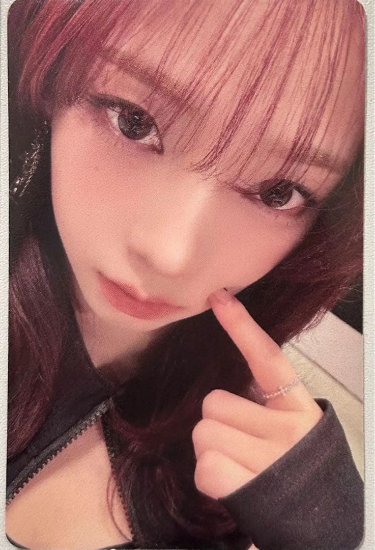 aespa カリナ 上海 MD ポップアップ レザージャケット トレカ