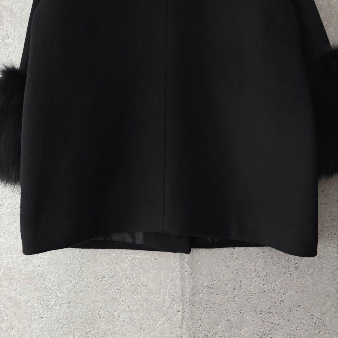 UNITED ARROWS UBCS ファースリーブノーカラーコート　36