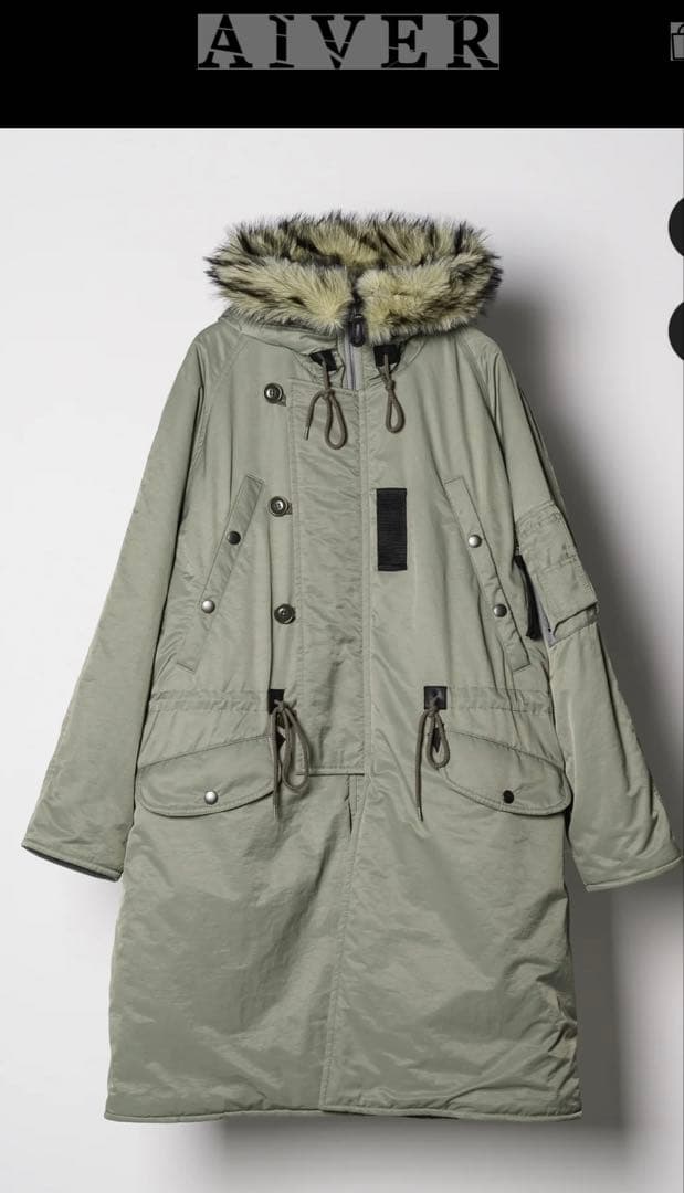 Aちゃん⭐️即完売品⭐️AIVER アイバー N-3 フライトコート