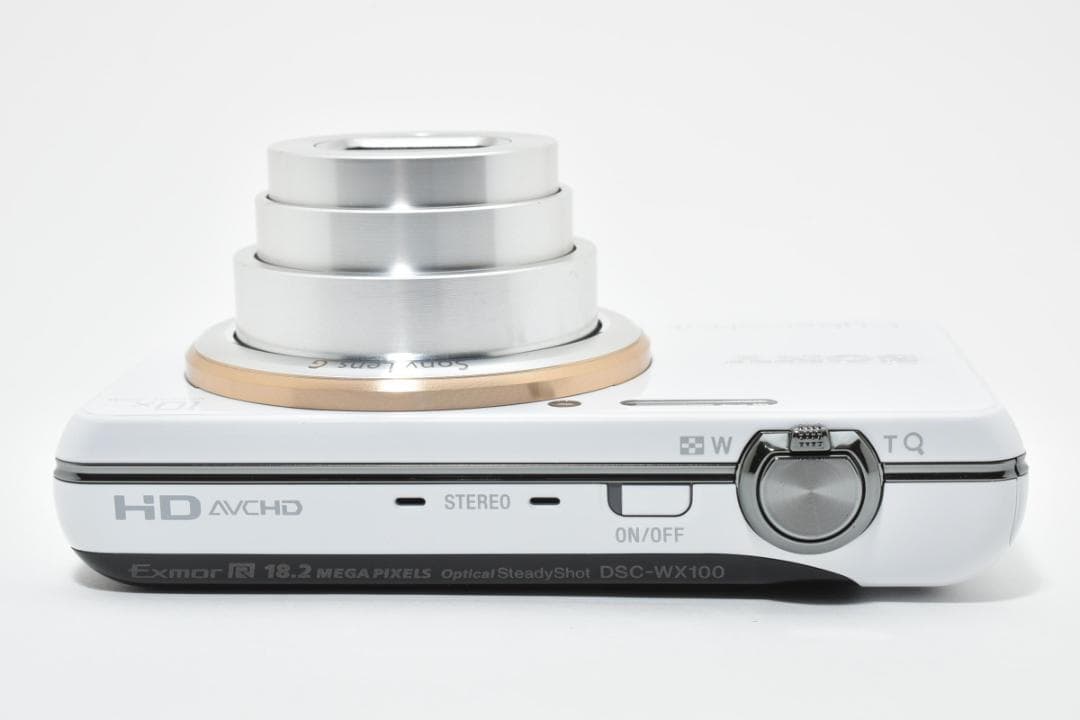 【美品】SONY Cyber-shot DSC-WX100 ホワイト　動作確認済