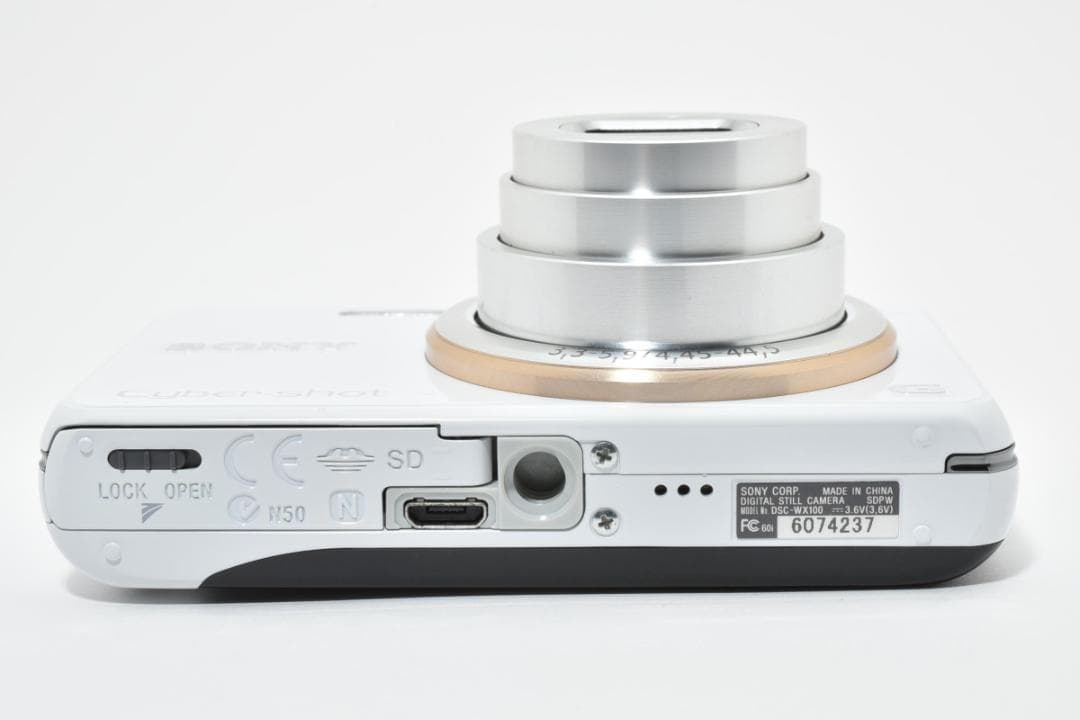 【美品】SONY Cyber-shot DSC-WX100 ホワイト　動作確認済
