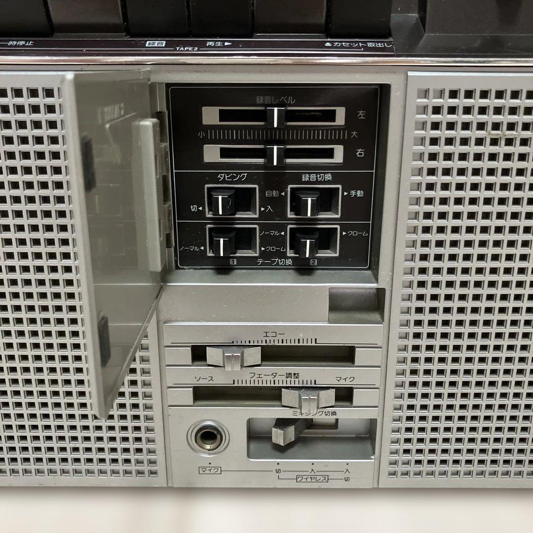 昭和レトロラジカセ　SHARP GF-808S THE SEARCHER-W