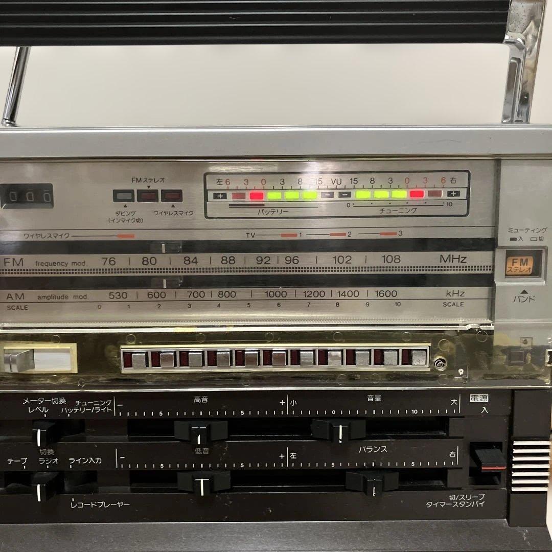 昭和レトロラジカセ　SHARP GF-808S THE SEARCHER-W