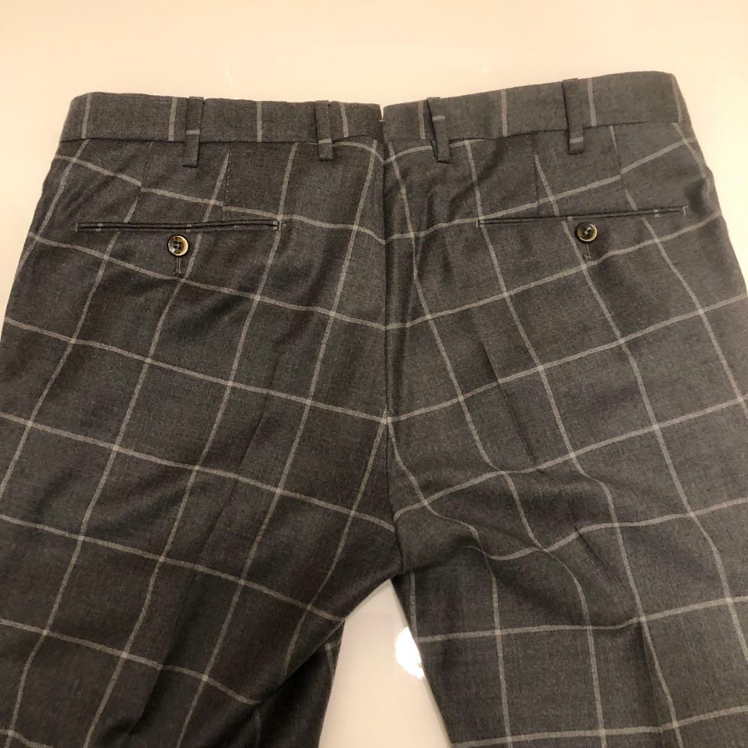 PT01 スーパースリムフィット　グレーチェック