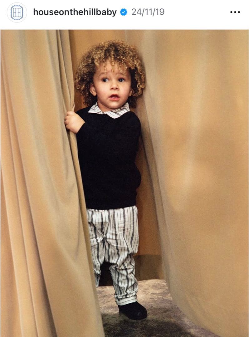 House on the Hill ストライプベビーロンパース　4th 90