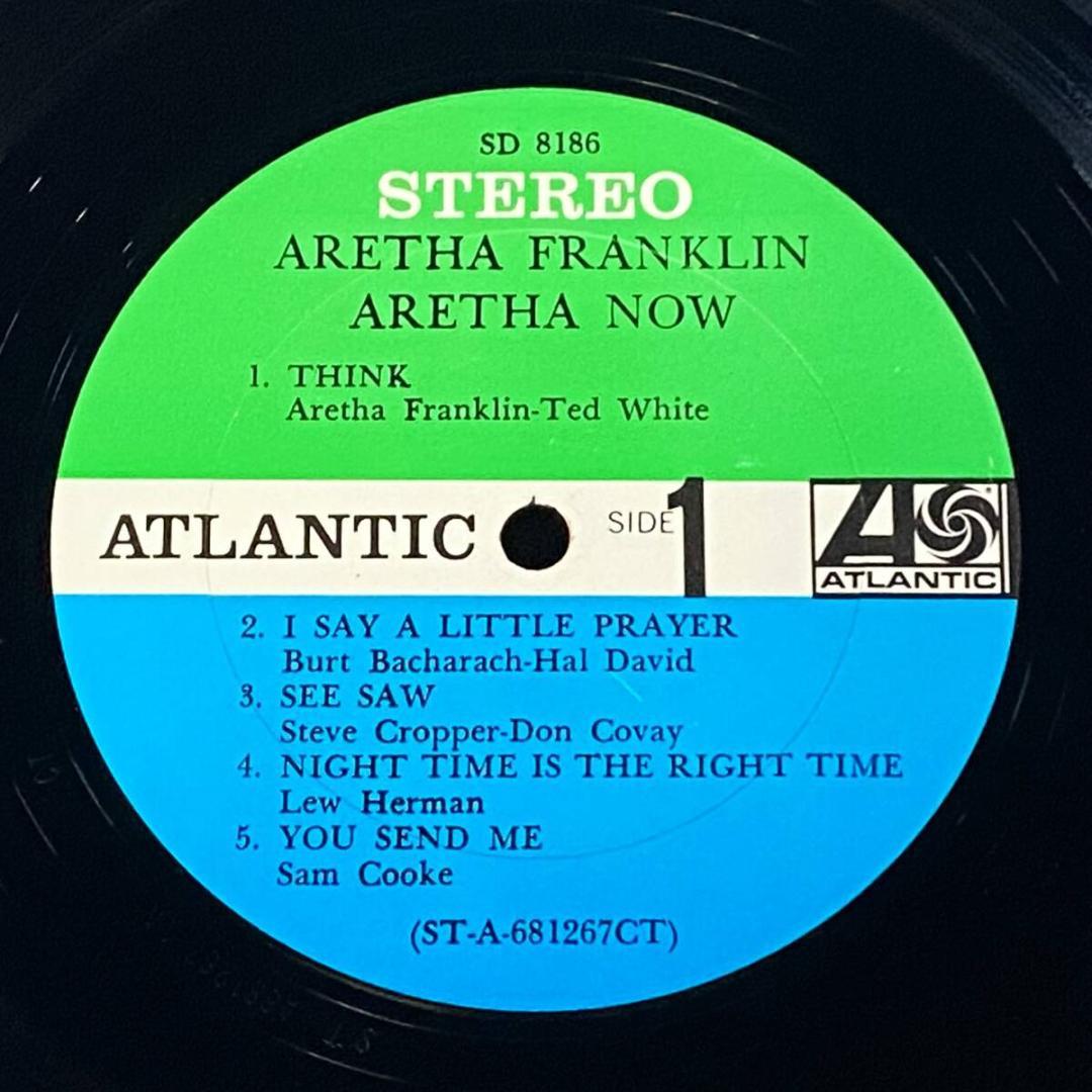 ★超激レア！極美品【USオリジナル/緑青ラベル】アレサ・ナウ