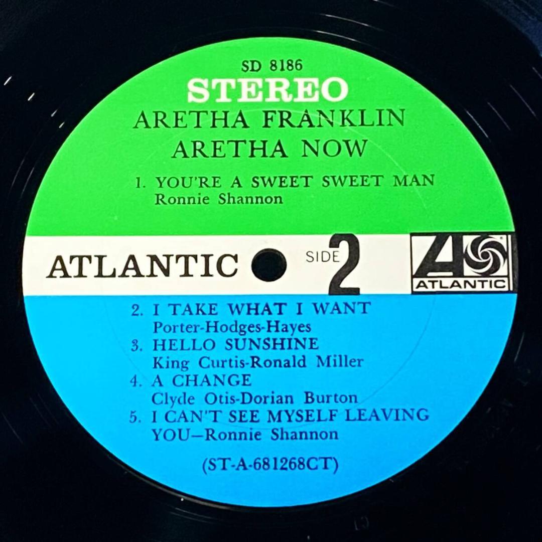 ★超激レア！極美品【USオリジナル/緑青ラベル】アレサ・ナウ