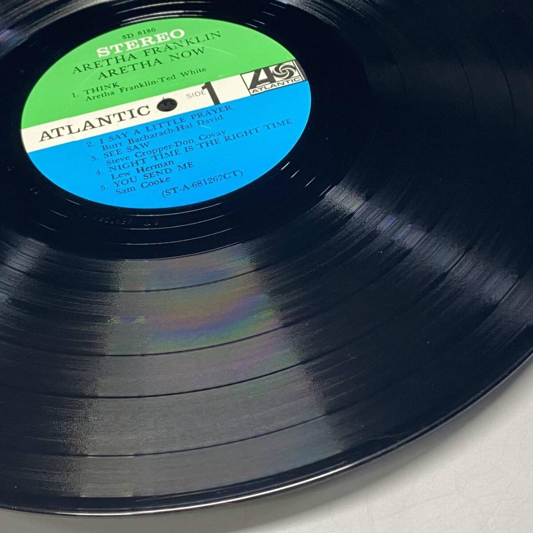 ★超激レア！極美品【USオリジナル/緑青ラベル】アレサ・ナウ