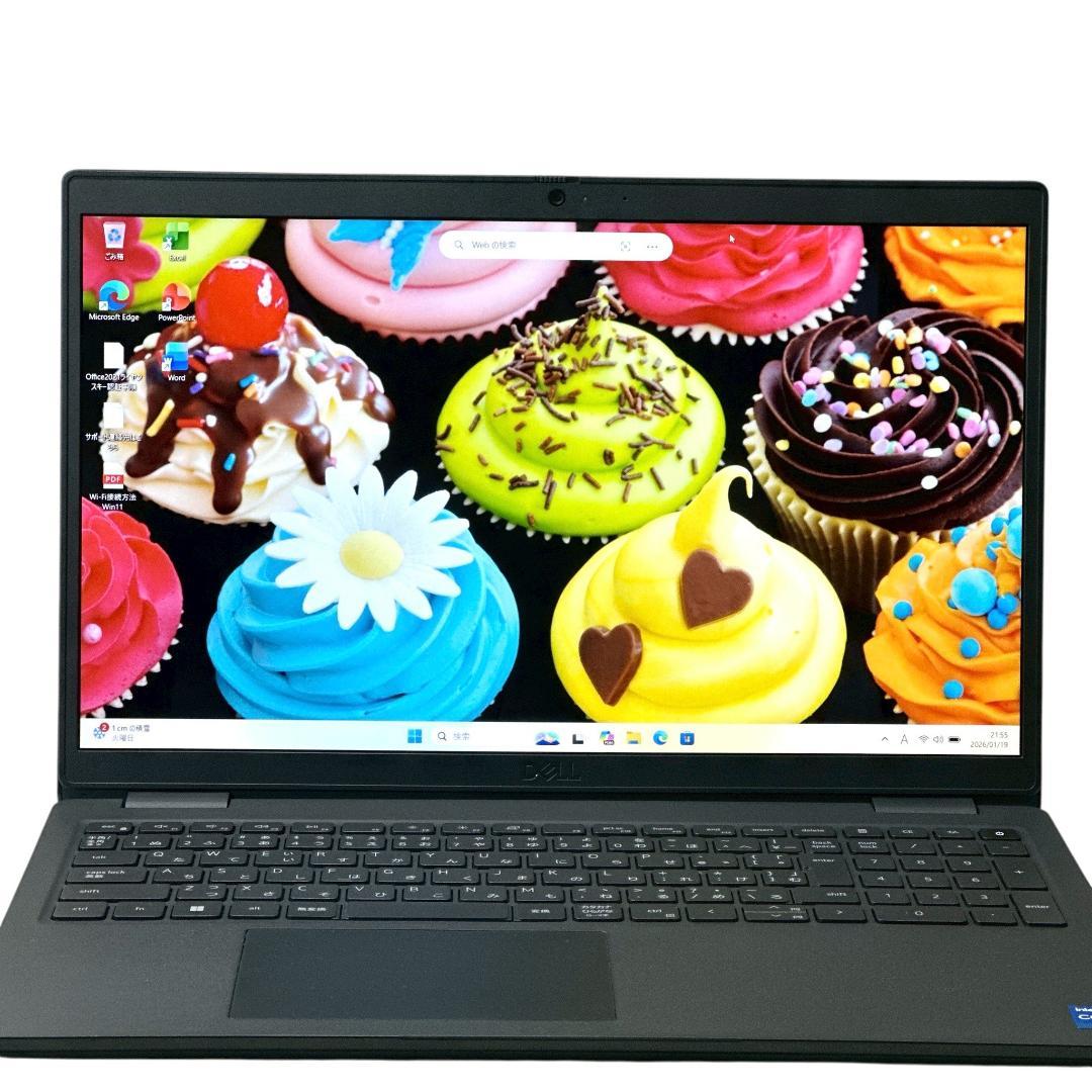 【美品】DELL デル ノートパソコン １１世代 大画面 １６ＧＢメモリ 742