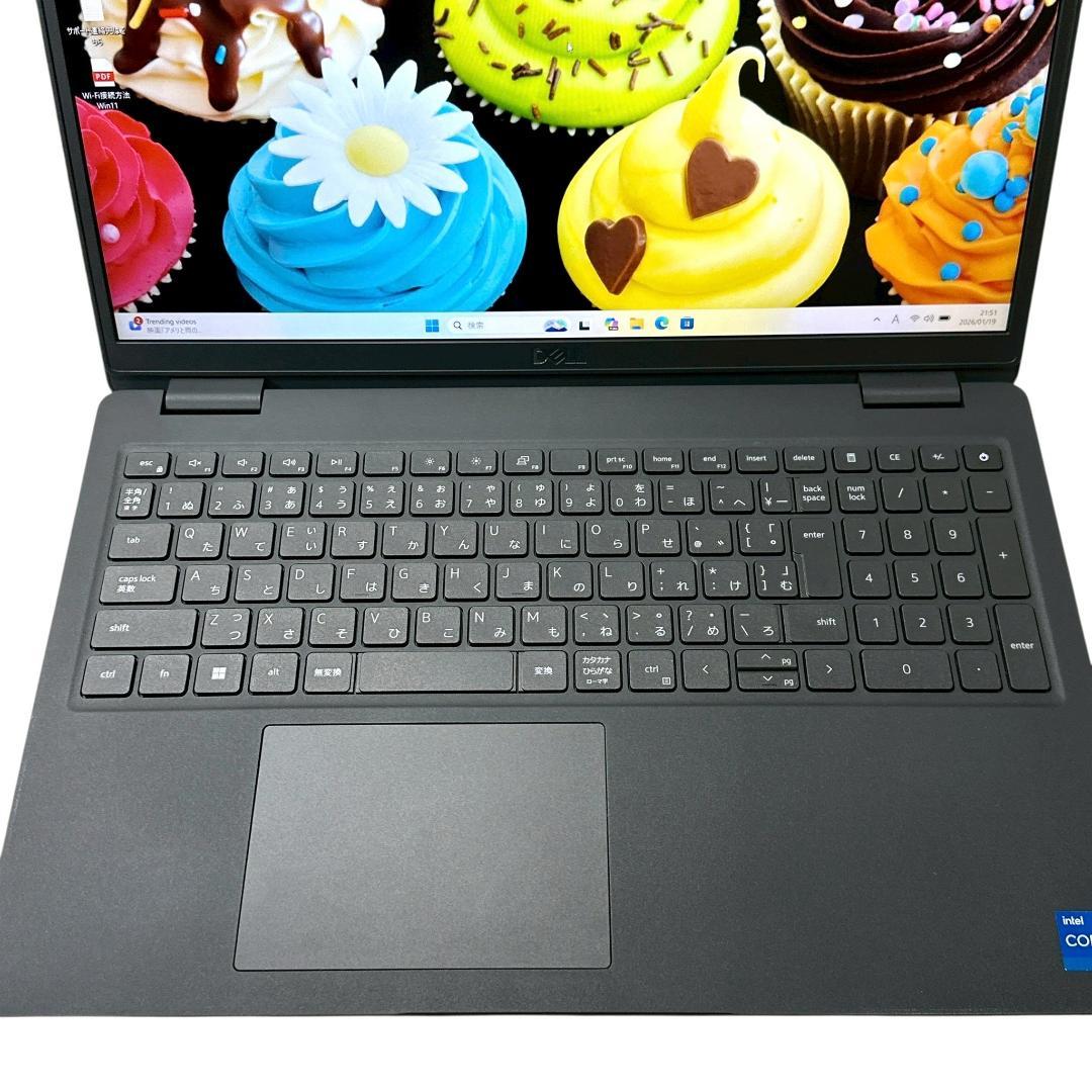 【美品】DELL デル ノートパソコン １１世代 大画面 １６ＧＢメモリ 742