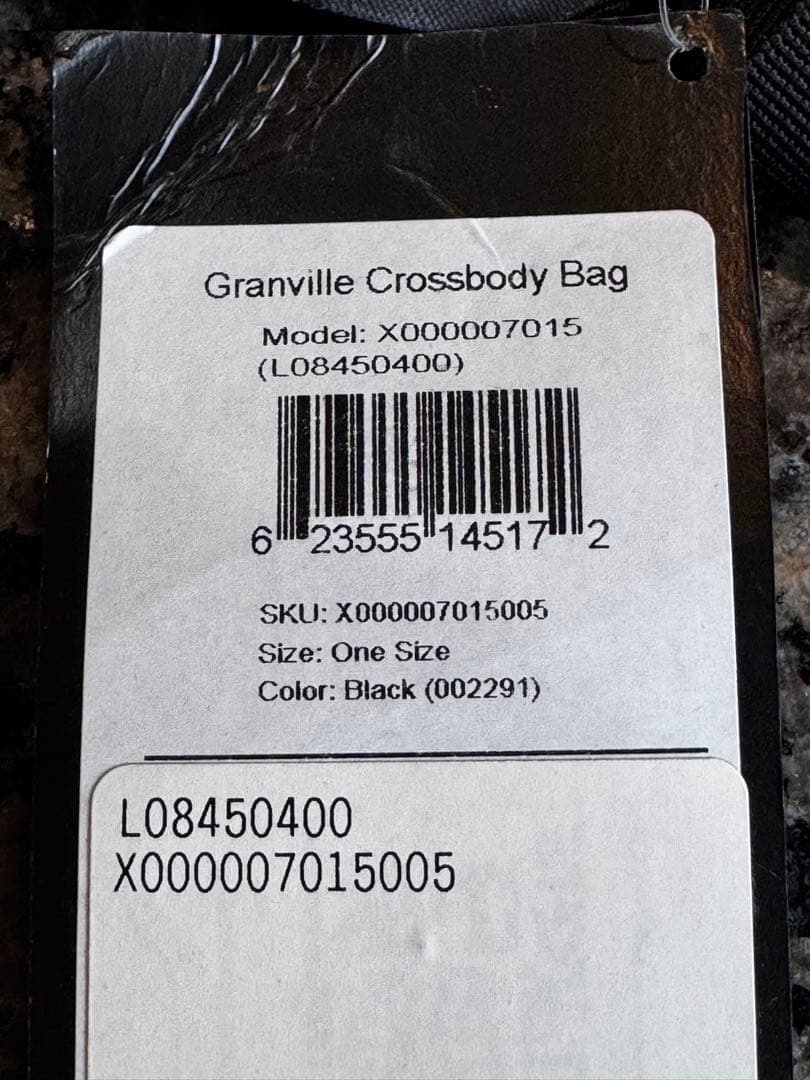 【未使用】ARC'TERYX アークテリクス　グランヴィル クロス　ボディバッグ