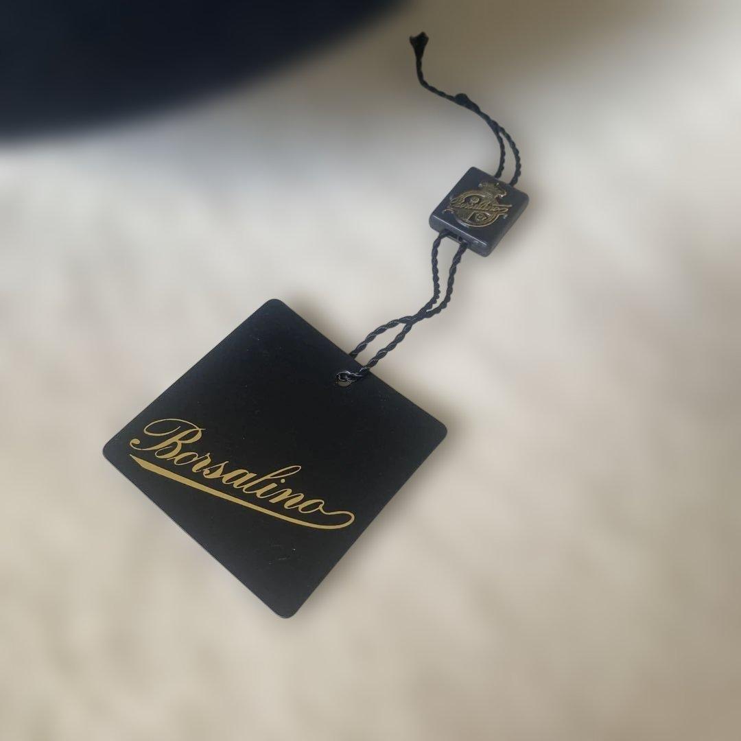 Borsalino ブラックフェルトハット