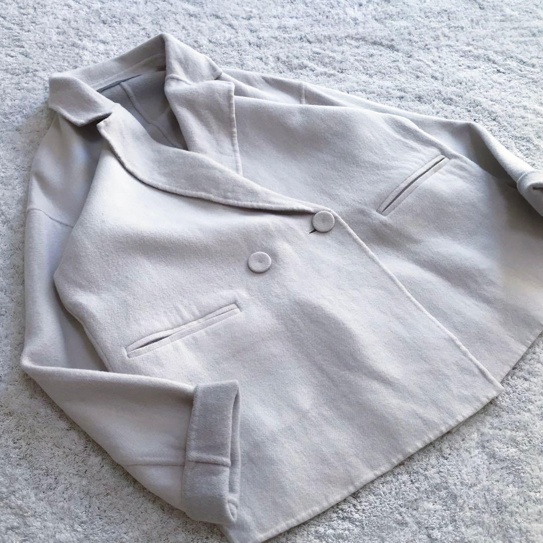 【ダブルフェイス／ブランド•ウール】セオリーリュクス／ダブルブレスト•ジャケット