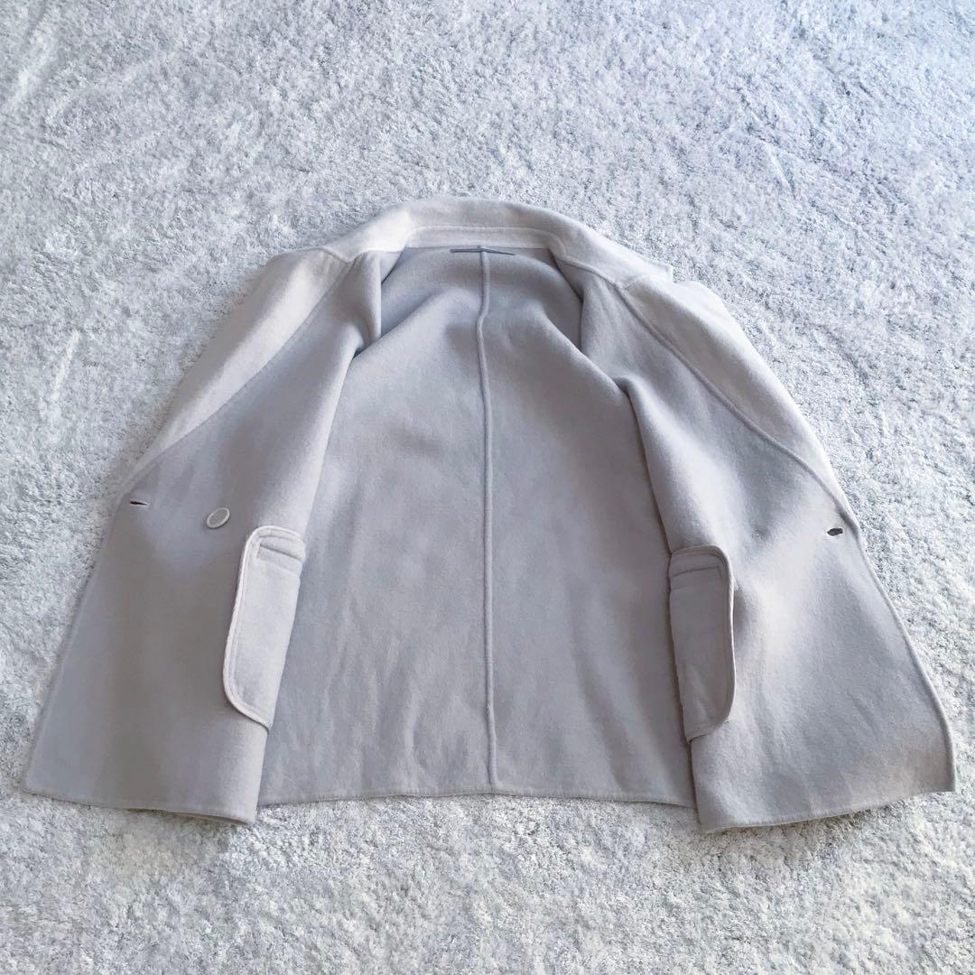 【ダブルフェイス／ブランド•ウール】セオリーリュクス／ダブルブレスト•ジャケット