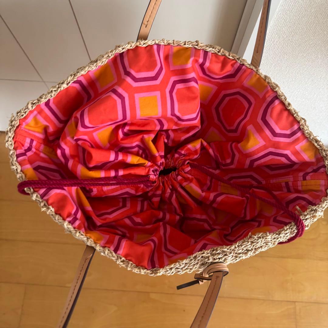 【美品】トリーバーチ かごバッグ ベージュ