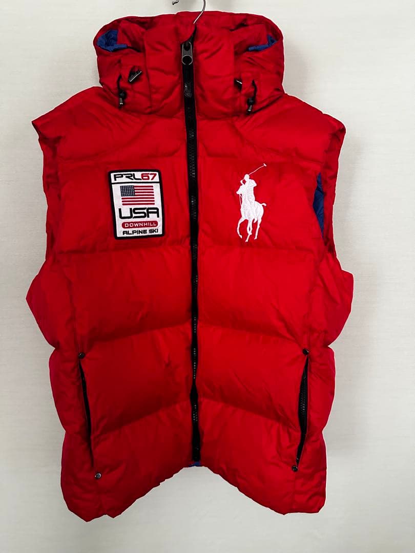 Polo by Ralph Lauren レッドダウンベスト 【L】