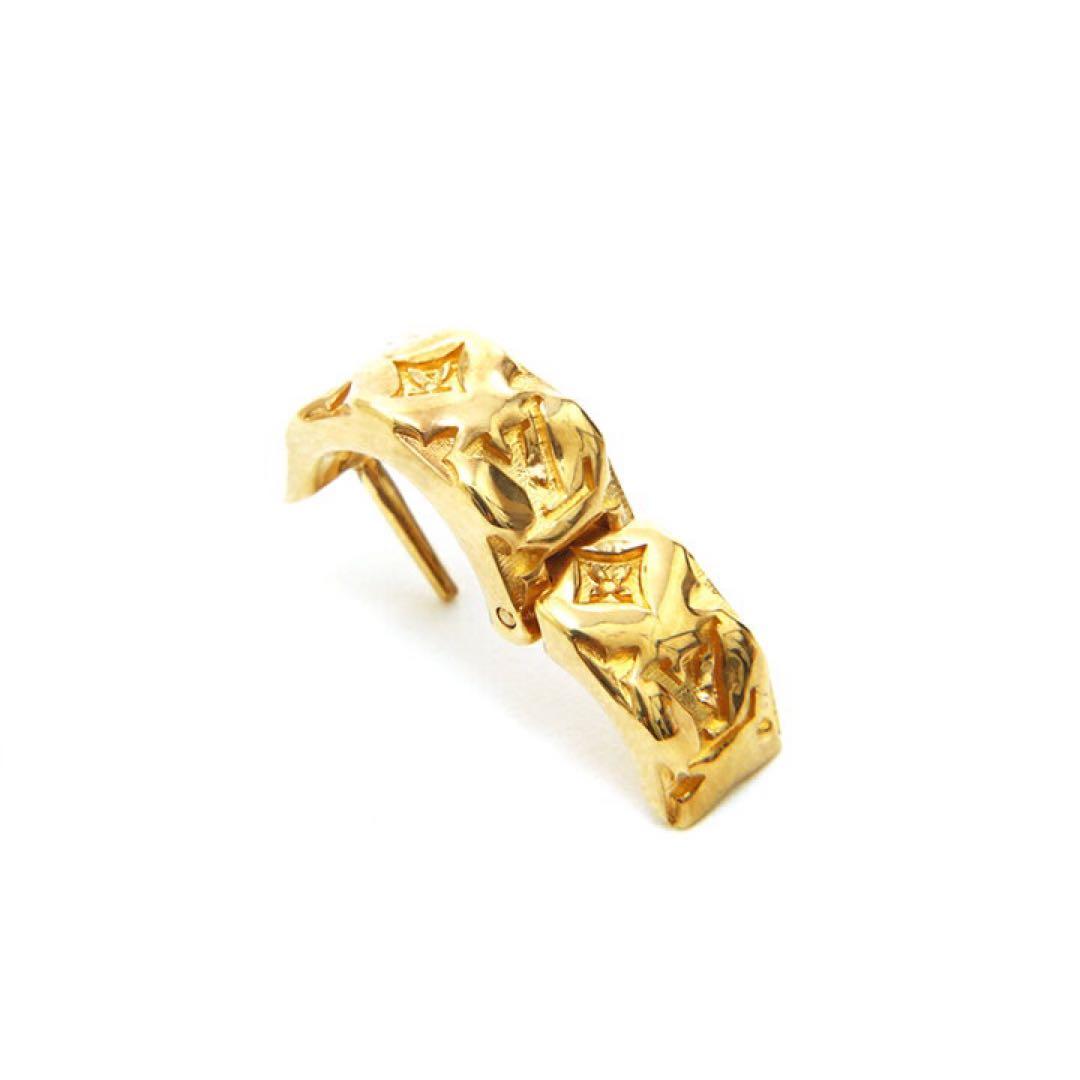 ルイヴィトン M00812 ブックル ドレイユ ピロー ナノグラム 片耳ピアス