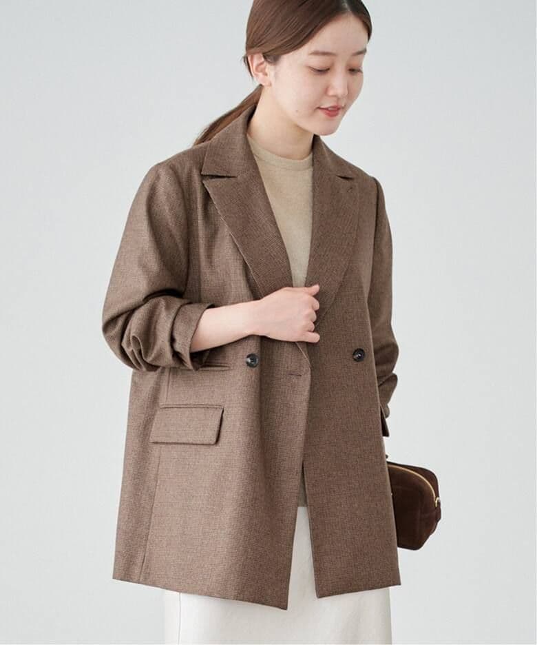 イエナ　iena ガンクラブ チェック ジャケット　36