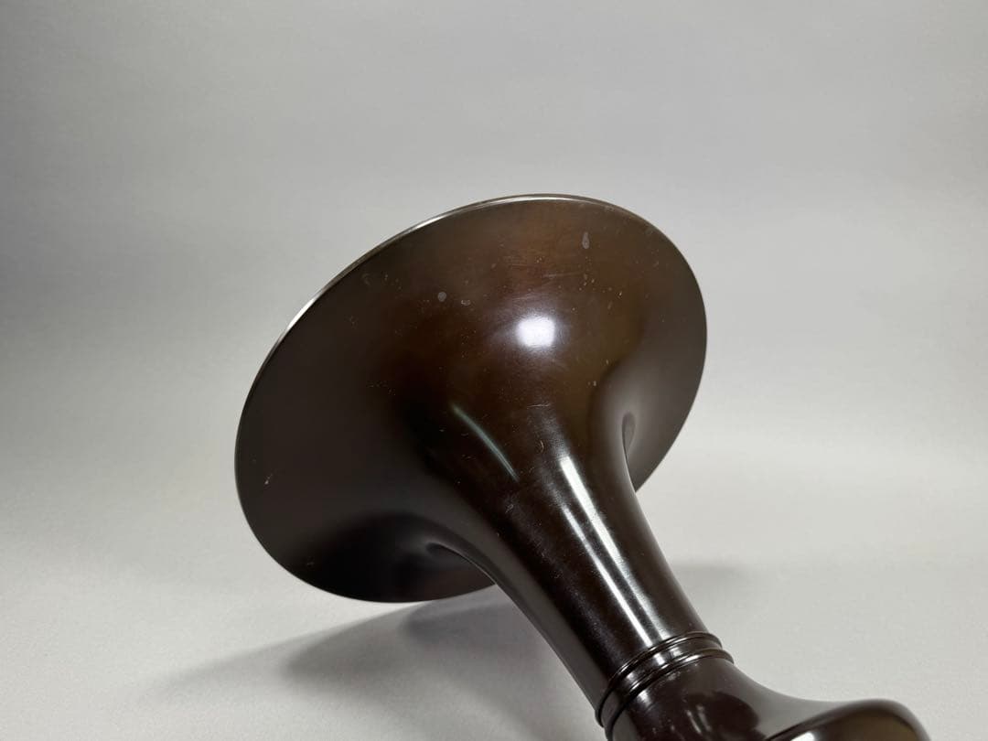 銅花器　いけばな　池坊　立花　古流　小原流　華道具　花瓶　在銘