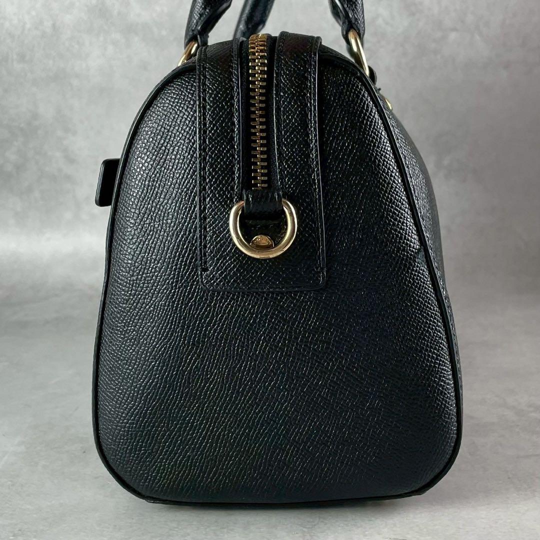 ✨美品✨コーチ　ローアンサッチェル　ショルダーバッグ 2way レザー　ブラック