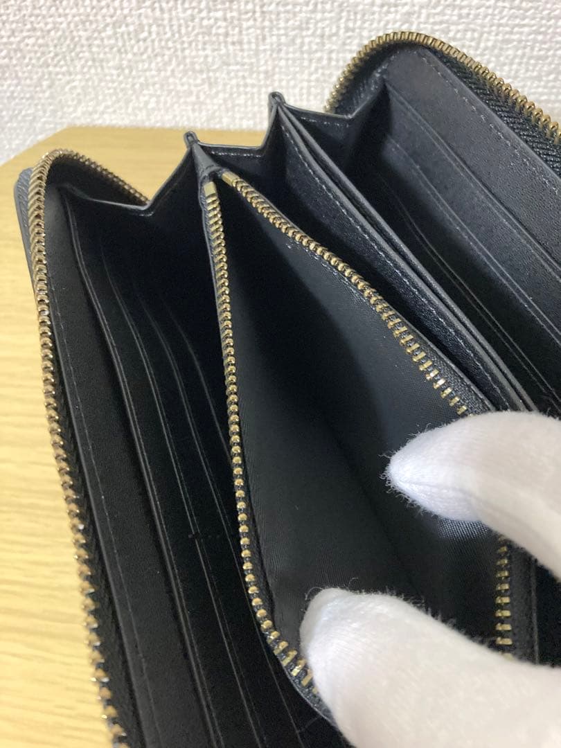 【新品・未使用・タグ付】COACH ブラック長財布　アウトレット