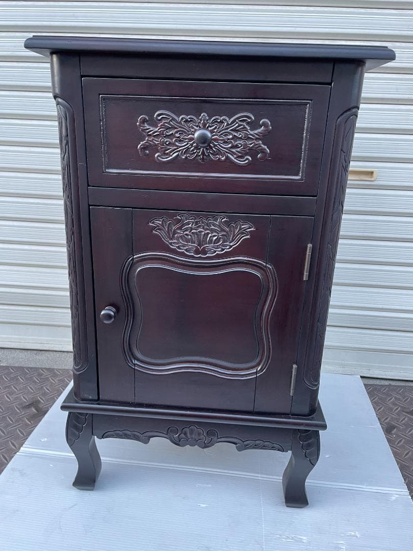 ★ 家具 ネコ足 扉 キャビネット 引き出し チェスト リビング 収納 収納家具